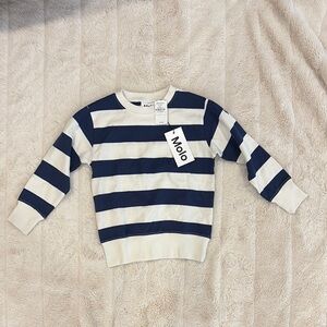 Molo Kids Striped Blue and White Sweater size 5